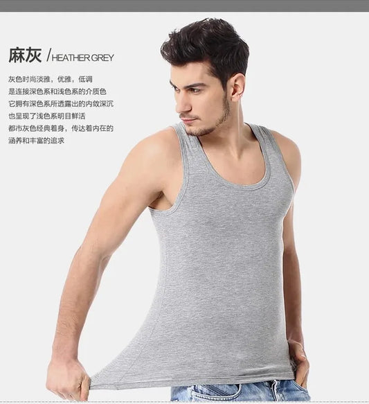 1-2-3 Pack Slim Fit Sleeveless Undershirt
