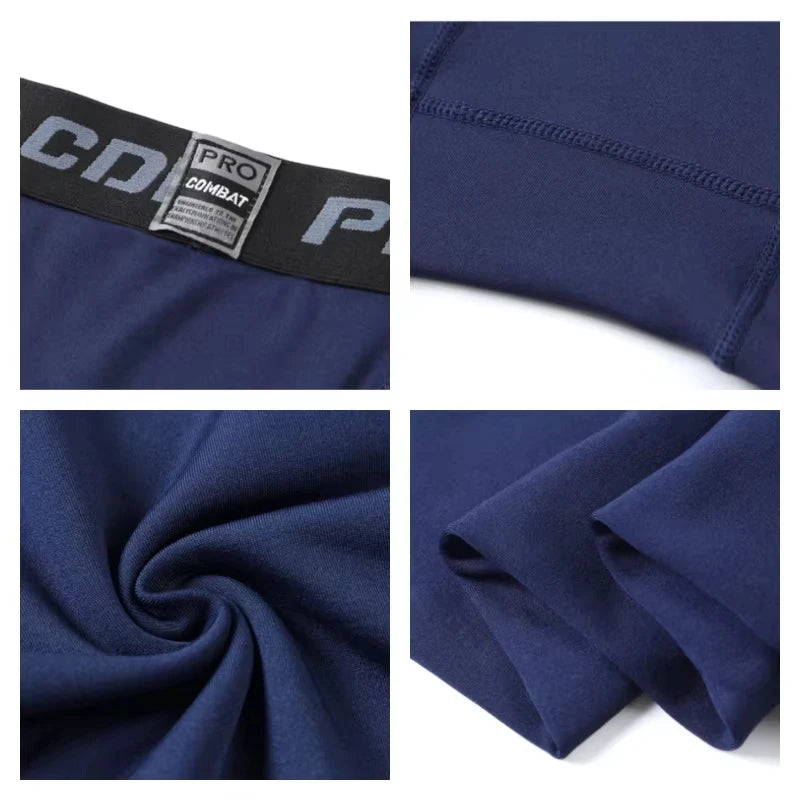 Winter Men's Warm Underwear Men's Wool Tight Pants Warm Pants Heat Shrink Underpants Men's Warm Pants