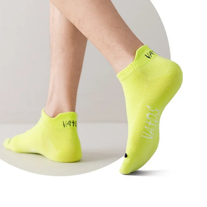 5 Pairs New Summer Cotton Men's Socks Short Thin Casual Mesh Breathable Boat Socks Fashion Comfortable Street Style Sockke Gift