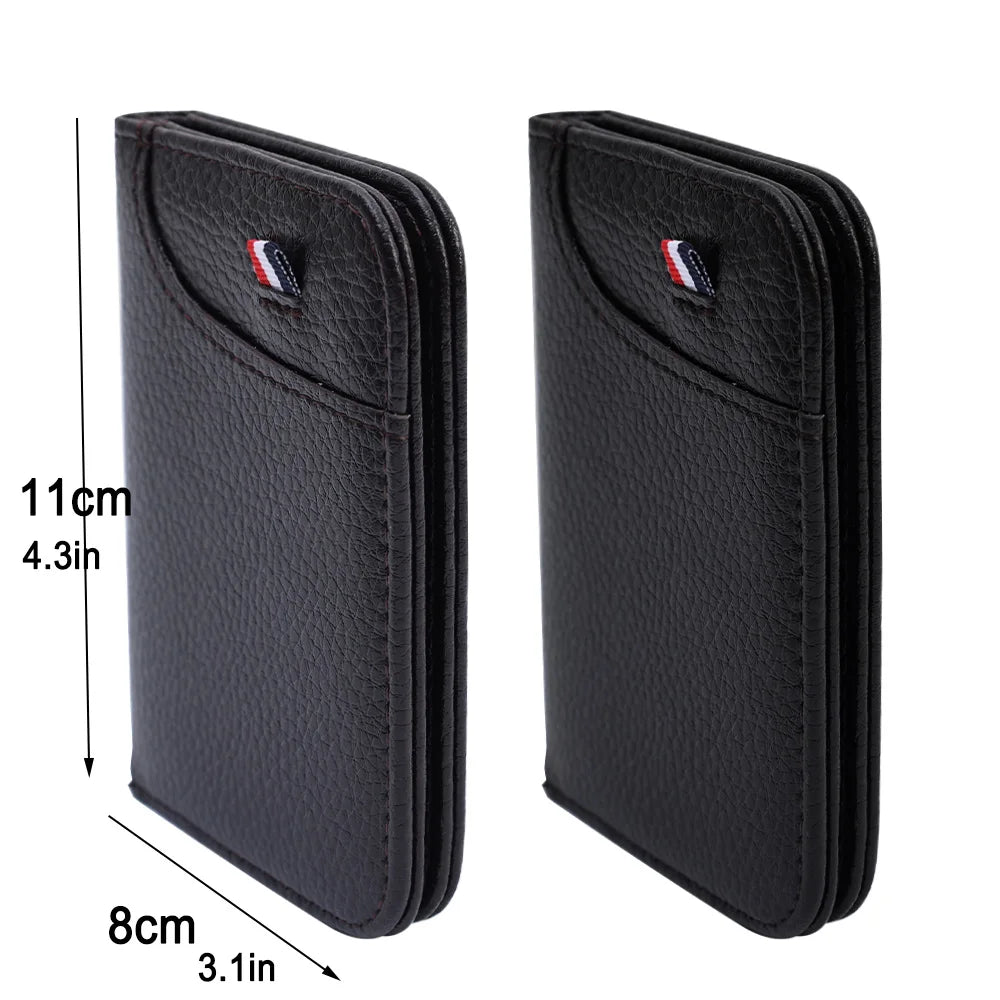 Portable Super Slim Soft PU Leather Wallet