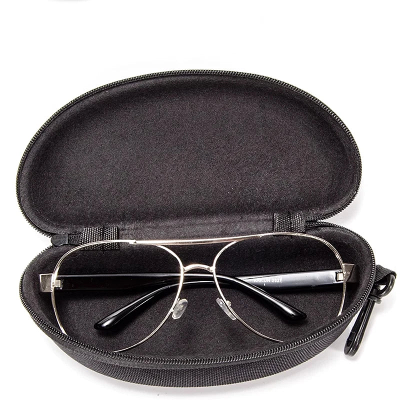 Sunglasses Reading Glasses Carry Bag Hard Zipper Box Travel Pack Pouch Case New