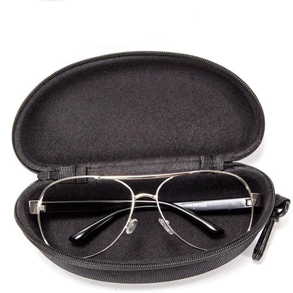 Sunglasses Reading Glasses Carry Bag Hard Zipper Box Travel Pack Pouch Case New