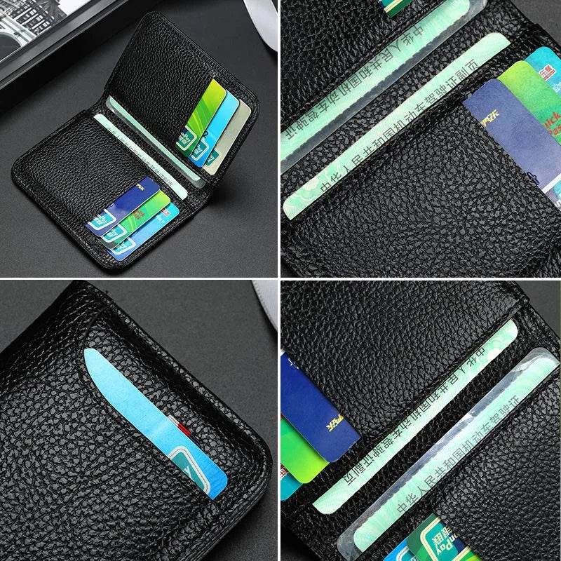 Portable Super Slim Soft PU Leather Wallet