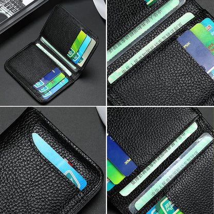 Portable Super Slim Soft PU Leather Wallet