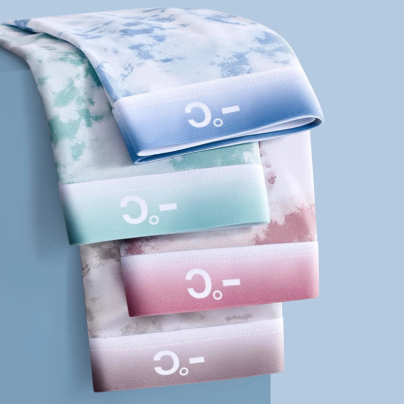 4pcs Boxer Shorts Men's Ice Silk Underwear Cool Underpants Breathable Sexy Thin Panties U Convex Lingerie Wholesale Lots L-6XL