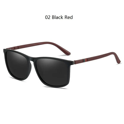 TR90 Eyewear UV400 Luxury Vintage Square Polarized Sunglasses