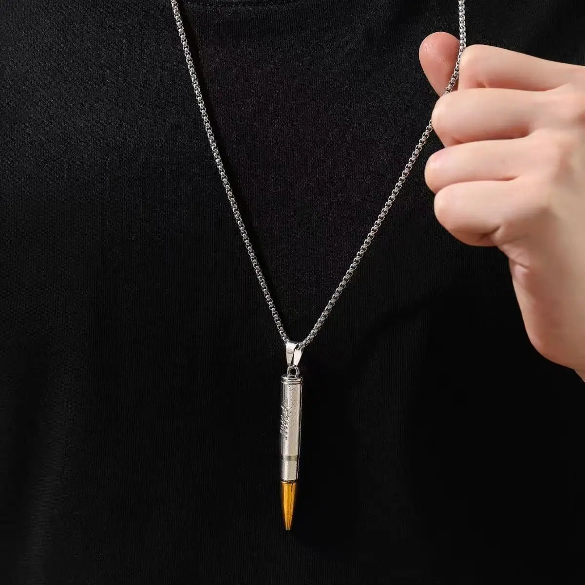 2PCS Alloy Necklace Fashion Trend For Men