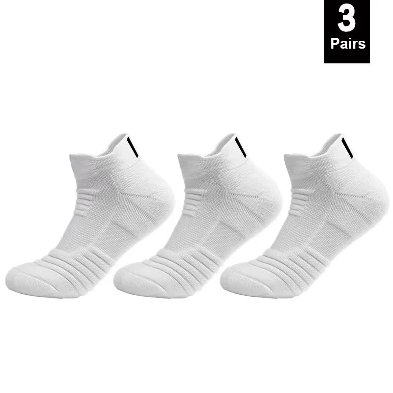 1/3 Pairs Anti-slip Football Socks Men Cotton Sock Short Long Tube Soccer Basketball Sport Socks Breathable Deodorous Sock 39-45