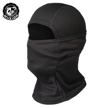 MusionTactical Balaclava Full Face Mask Quick-dryHiking Cycling Camping Hunting AirsoftHood Cap Bike Head Cover Summer Men Women