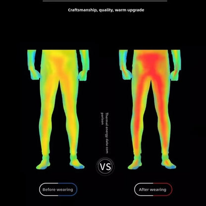 Winter Men's Warm Underwear Men's Wool Tight Pants Warm Pants Heat Shrink Underpants Men's Warm Pants