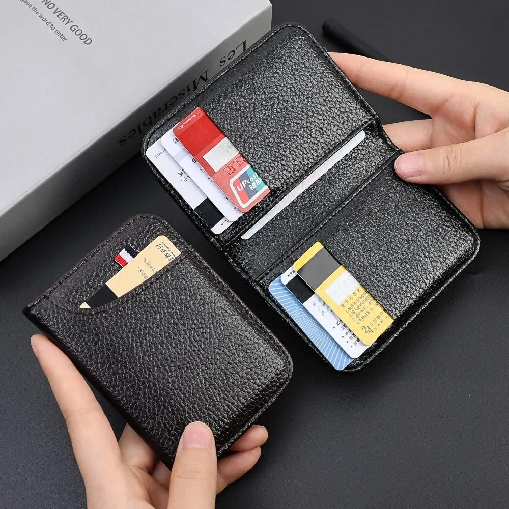 PU Leather Portable Super Slim Soft Wallet