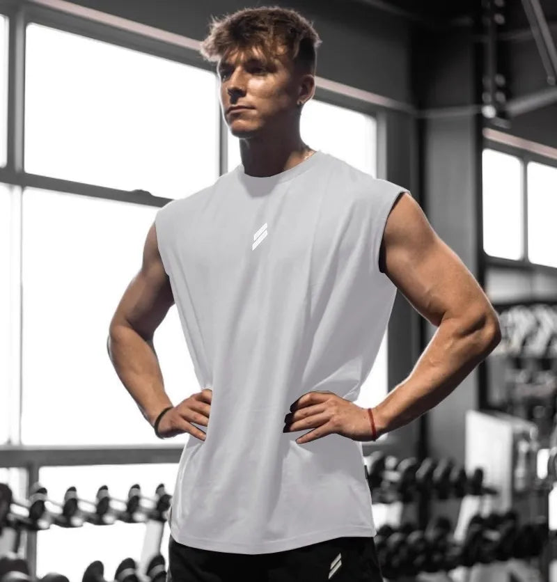 Sleeveless Quick-drying Fitness/Bodybuilding Shirt For Men