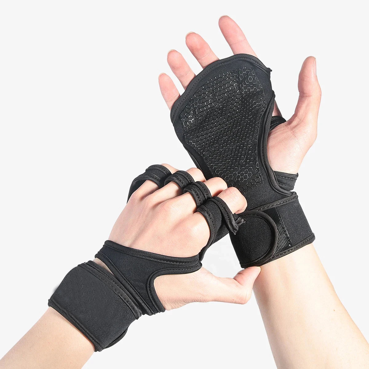 Training Sport Gloves for Men Women Workout Gloves Fitness Body Building Weightlifting Gym Hand Wrist Palm Protector Gloves