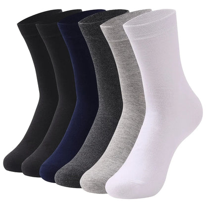 10/5/3pairs Breathable Con Sports Stockings Men Bamboo Fiber Autumn and Winter Men Socks Sweat Absorption Deodorant Business Sox