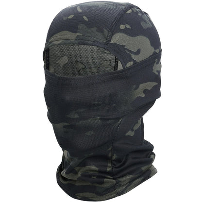 MusionTactical Balaclava Full Face Mask Quick-dryHiking Cycling Camping Hunting AirsoftHood Cap Bike Head Cover Summer Men Women