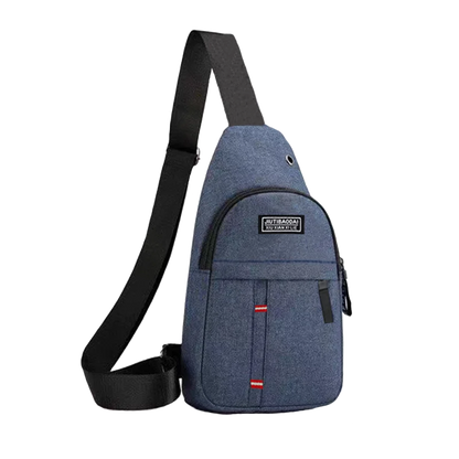 Neutral style, adjustable front pocket for both men and women, single shoulder Oxford cloth pocket bag