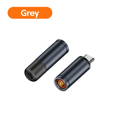 Type-C Mobile Cigarette Lighter Air Blowing Cigarette Lighter Outdoor Safety Portable Mini Cigarette Lighting Artifact