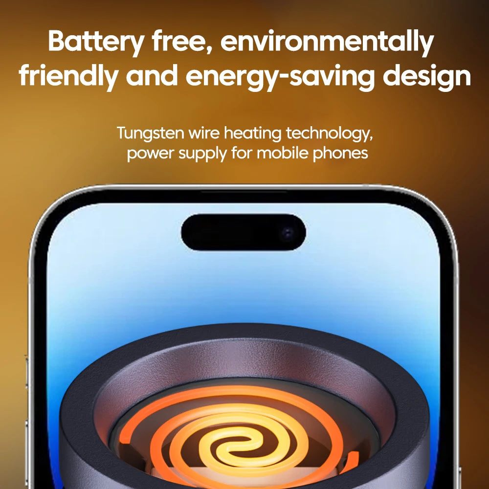 Type-C Mobile Cigarette Lighter Air Blowing Cigarette Lighter Outdoor Safety Portable Mini Cigarette Lighting Artifact