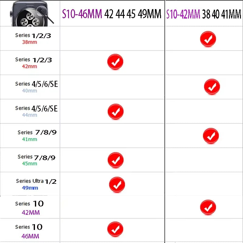 Silicone Band For Apple Watch strap 44mm 45mm 40mm 41mm 42-46mm sport bracelet iwatch series 8 7 6 5 4 9 10 11 SE-Ultra 2/3 49mm