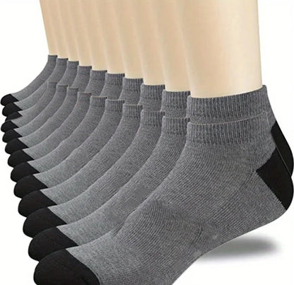10/5/3pairs Breathable Con Sports Stockings Men Bamboo Fiber Autumn and Winter Men Socks Sweat Absorption Deodorant Business Sox