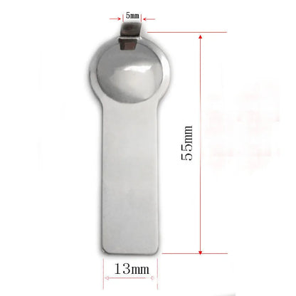 Trendy Square Italy Stainless Steel Bracelets For Women Men HipHop Metal Italian Modules Stretchable Gift Birthday Party Jewelry