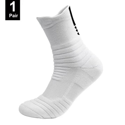 1/3 Pairs Anti-slip Football Socks Men Cotton Sock Short Long Tube Soccer Basketball Sport Socks Breathable Deodorous Sock 39-45