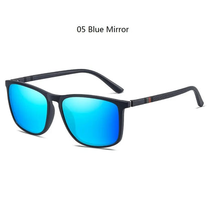 TR90 Eyewear UV400 Luxury Vintage Square Polarized Sunglasses